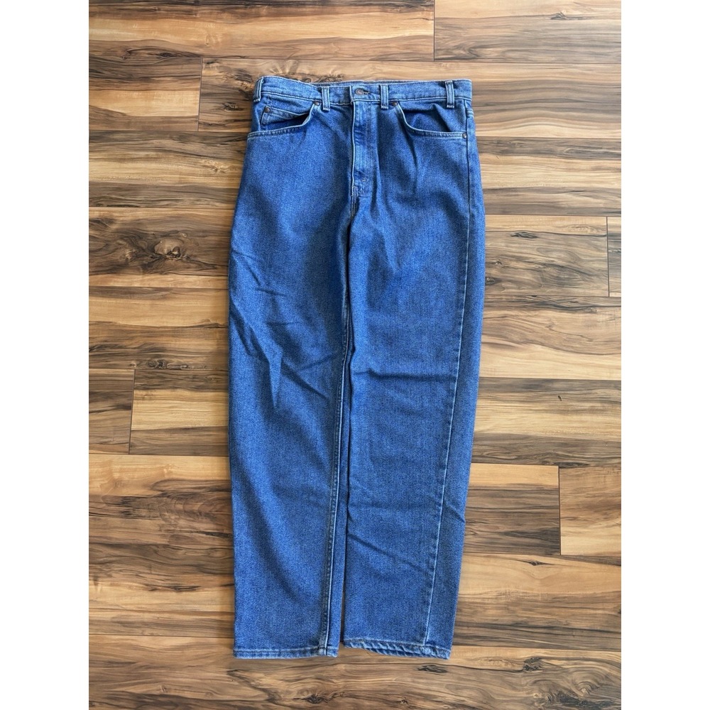Vintage Levi's 540 Flex Jeans Mens 34x30 Orange Tab Relaxed Fit Tapered USA 80s